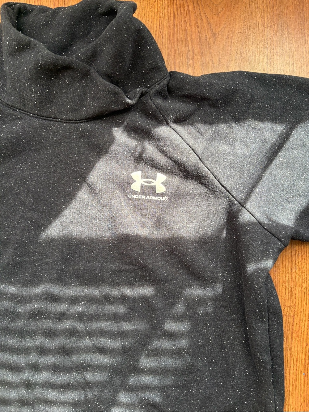 Under Armour womans Black Speckled Turtleneck Sweater